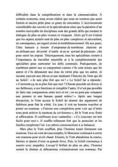 L'évolution scientifique
