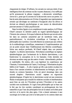 L'évolution scientifique