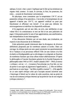 L'évolution scientifique
