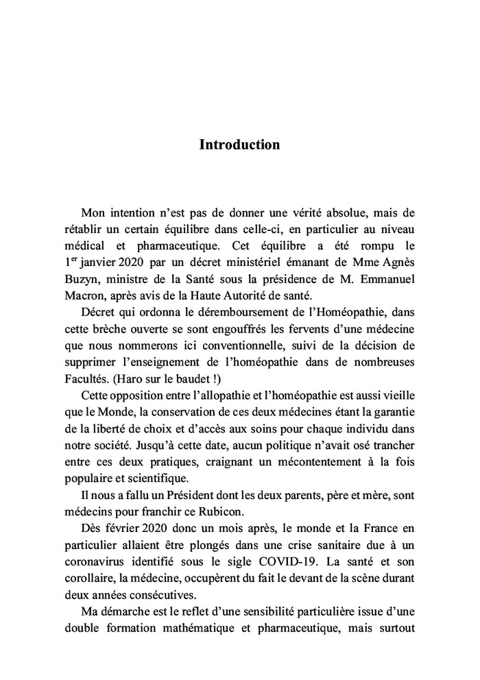 Parole d'un pharmacien