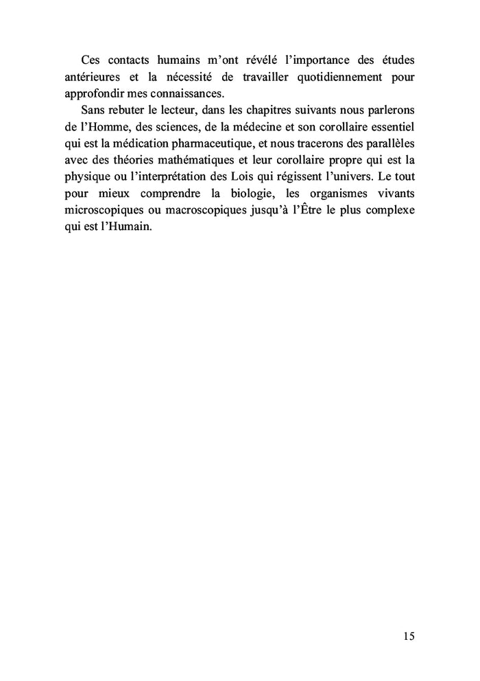 Parole d'un pharmacien