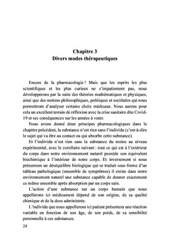 Parole d'un pharmacien