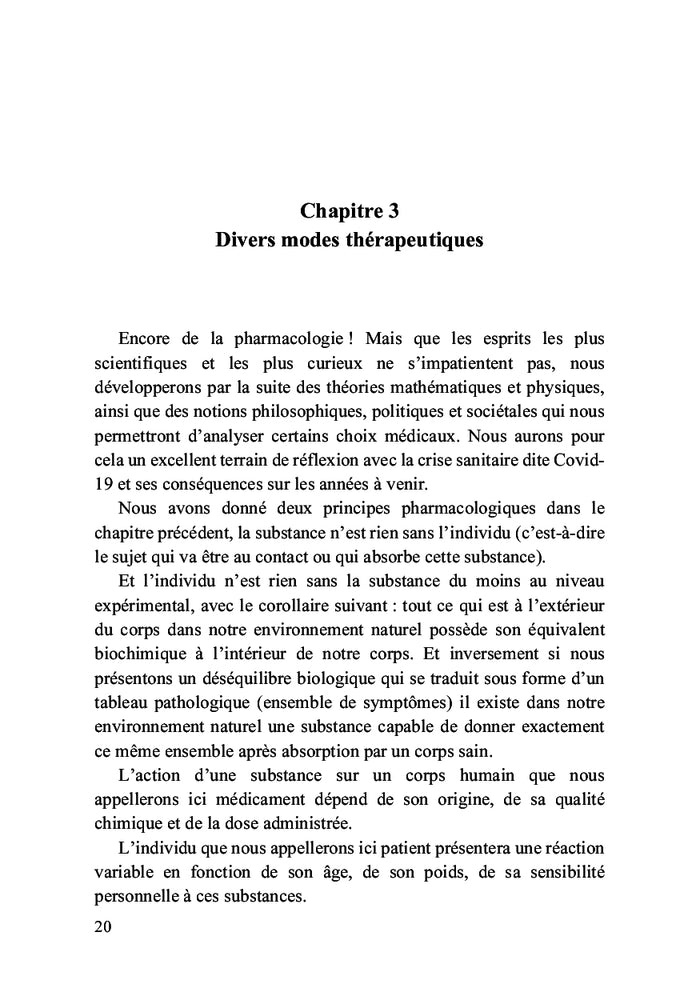 Parole d'un pharmacien