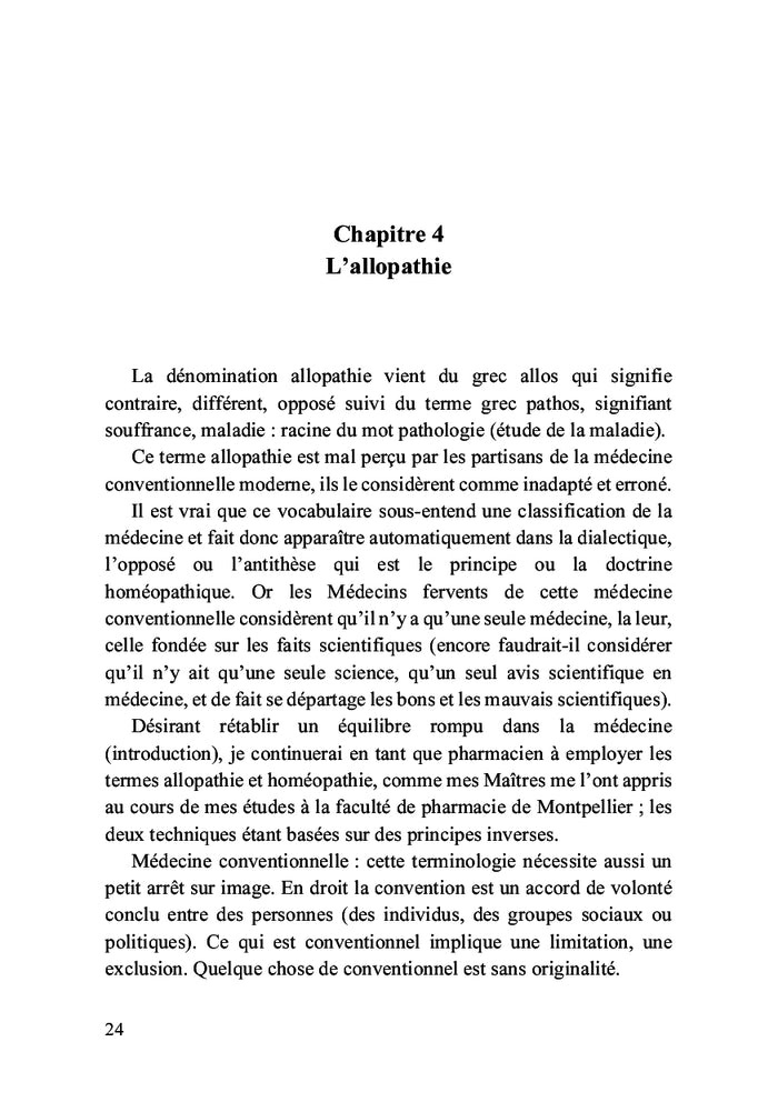 Parole d'un pharmacien