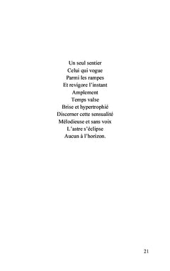 Entre paroles et l'infini