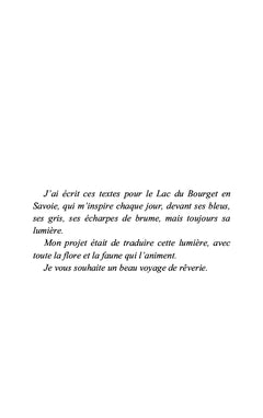 Lumière du lac
