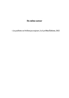 Le parfum du sang