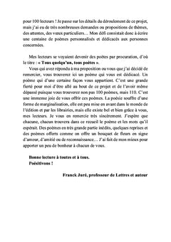 Tous quelqu'un, tous poètes