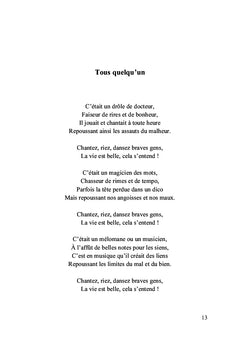 Tous quelqu'un, tous poètes