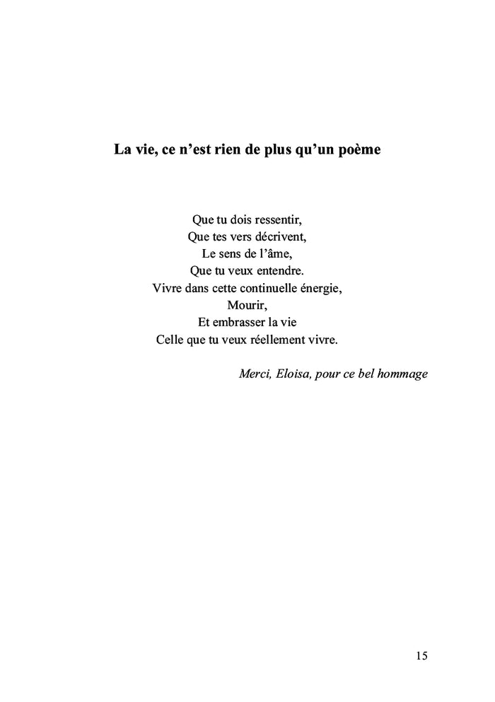 Tous quelqu'un, tous poètes