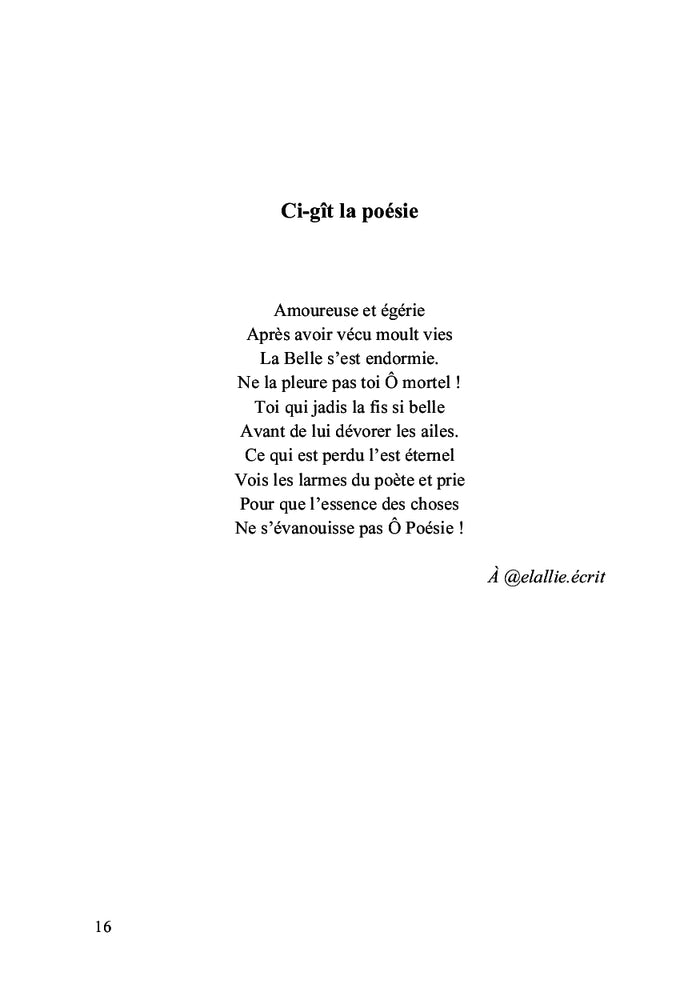 Tous quelqu'un, tous poètes