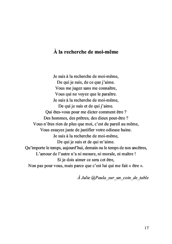 Tous quelqu'un, tous poètes