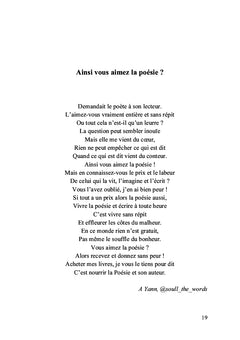 Tous quelqu'un, tous poètes