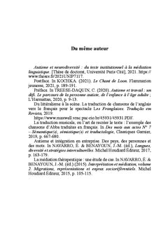 Personnes autistes