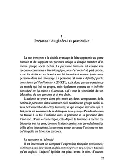 Personnes autistes