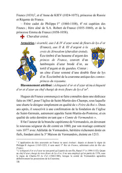 Les comtes de Vermandois de la lignée capétienne