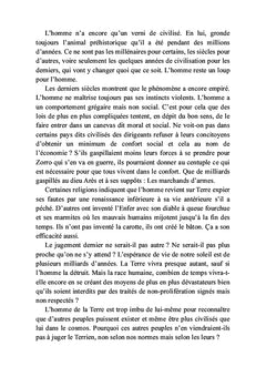 Le jugement de la Terre