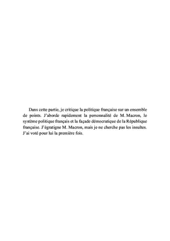 2022 Une critique de la France