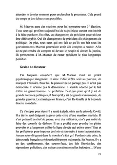2022 Une critique de la France