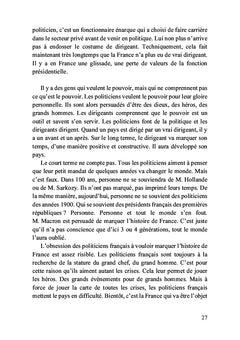 2022 Une critique de la France