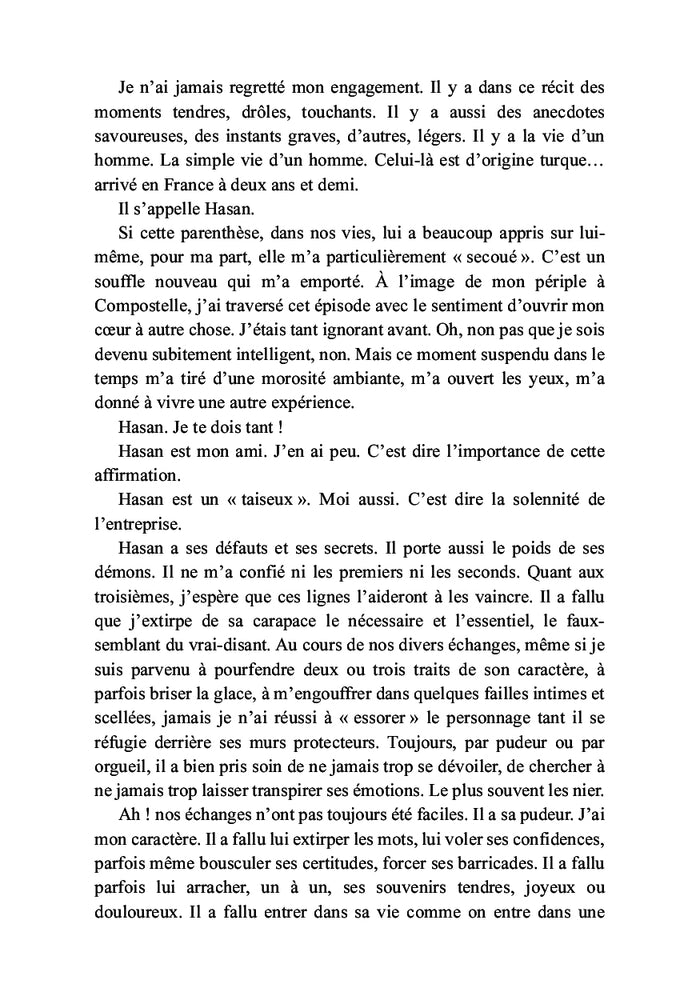 Je voulais être le premier