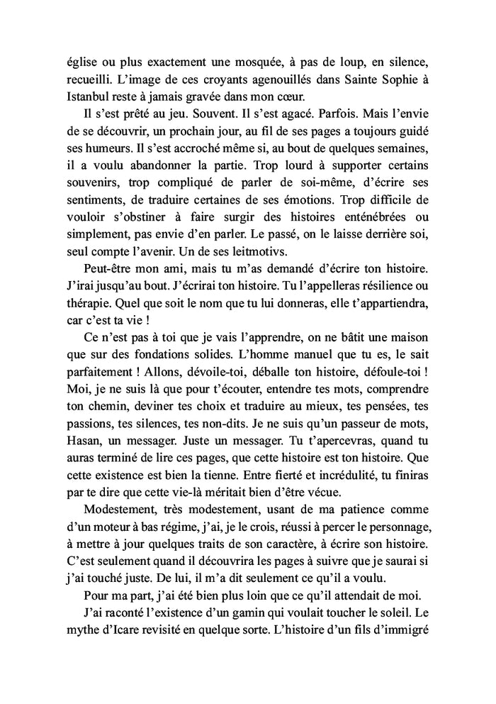 Je voulais être le premier