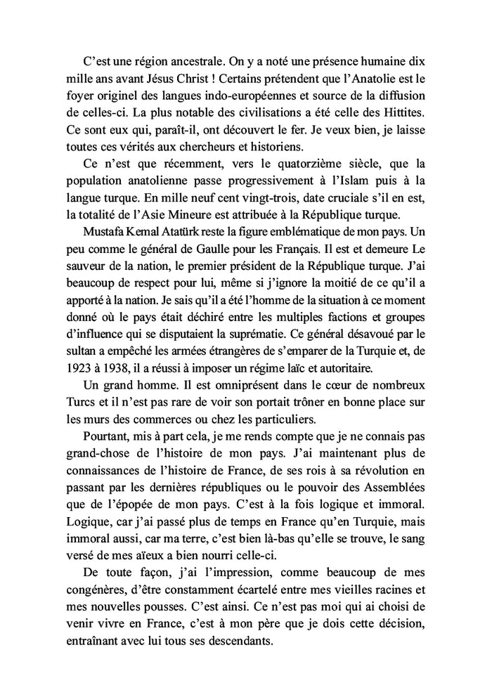 Je voulais être le premier