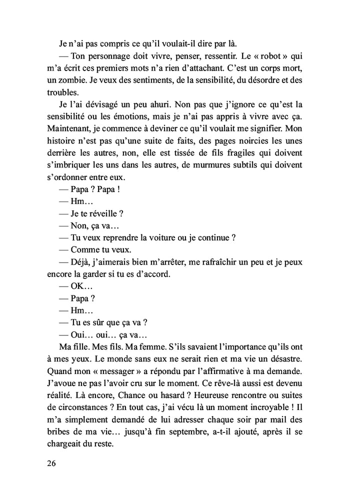 Je voulais être le premier