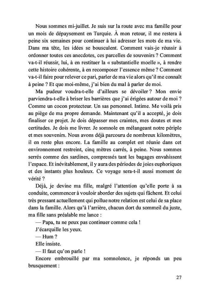 Je voulais être le premier