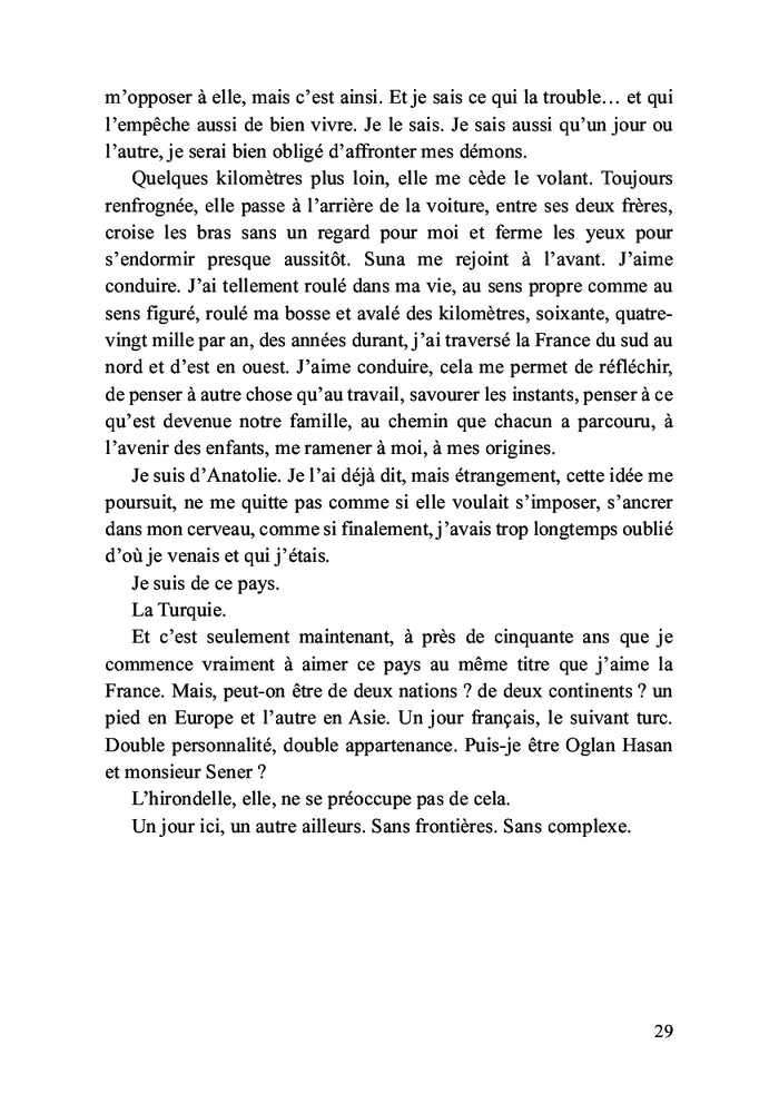 Je voulais être le premier