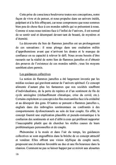 Histoire de flammes jumelles