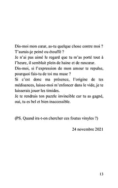 Lettre à toi, mon amour