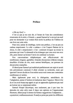 La traduction de l'humour pour la télévision L'adaptation de l'humour dans la sitcom Friends