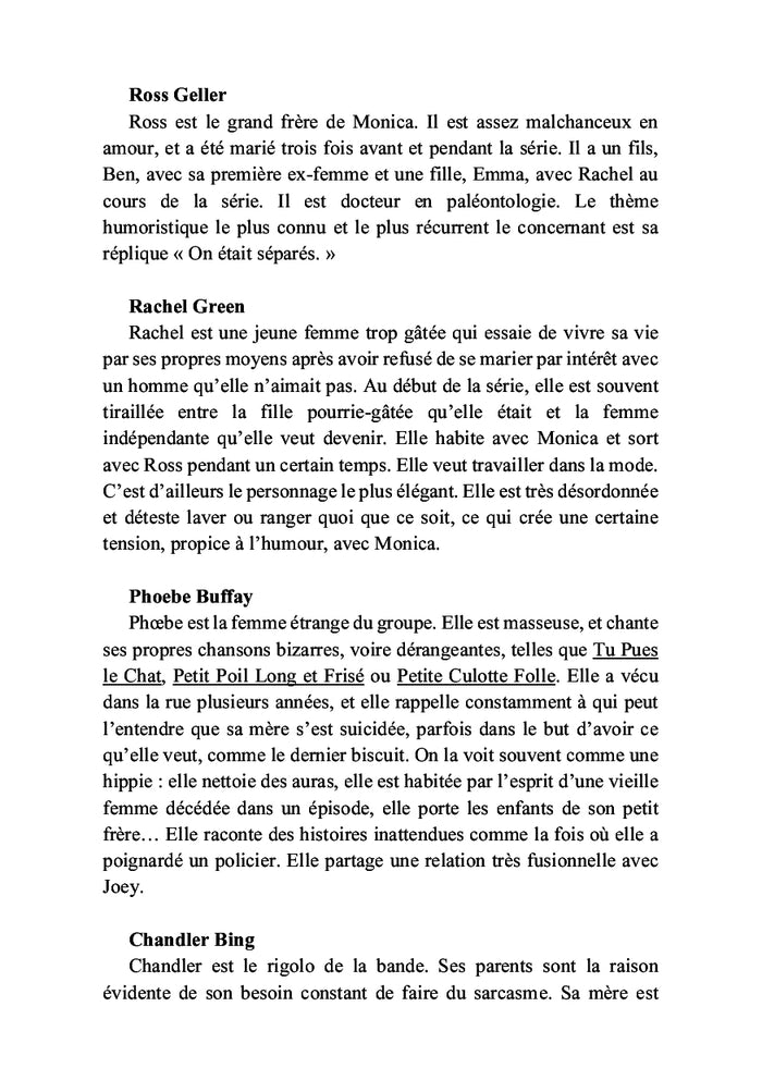 La traduction de l'humour pour la télévision L'adaptation de l'humour dans la sitcom Friends
