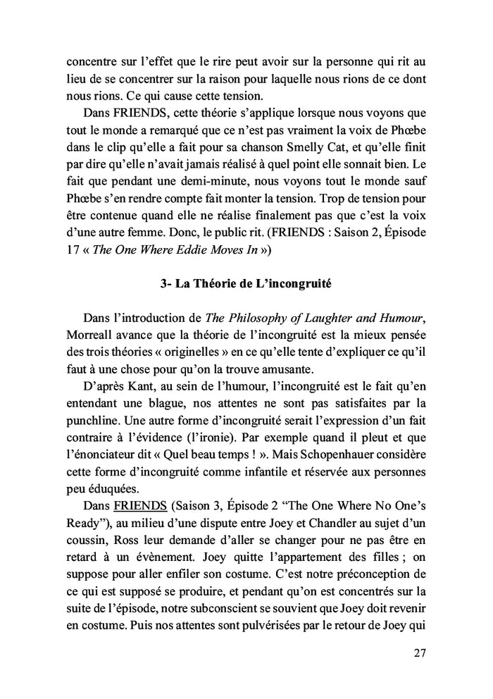 La traduction de l'humour pour la télévision L'adaptation de l'humour dans la sitcom Friends