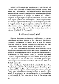 La traduction de l'humour pour la télévision L'adaptation de l'humour dans la sitcom Friends