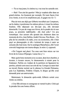 Gilberte à son crépuscule