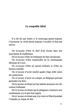 Désigné coupable idéal