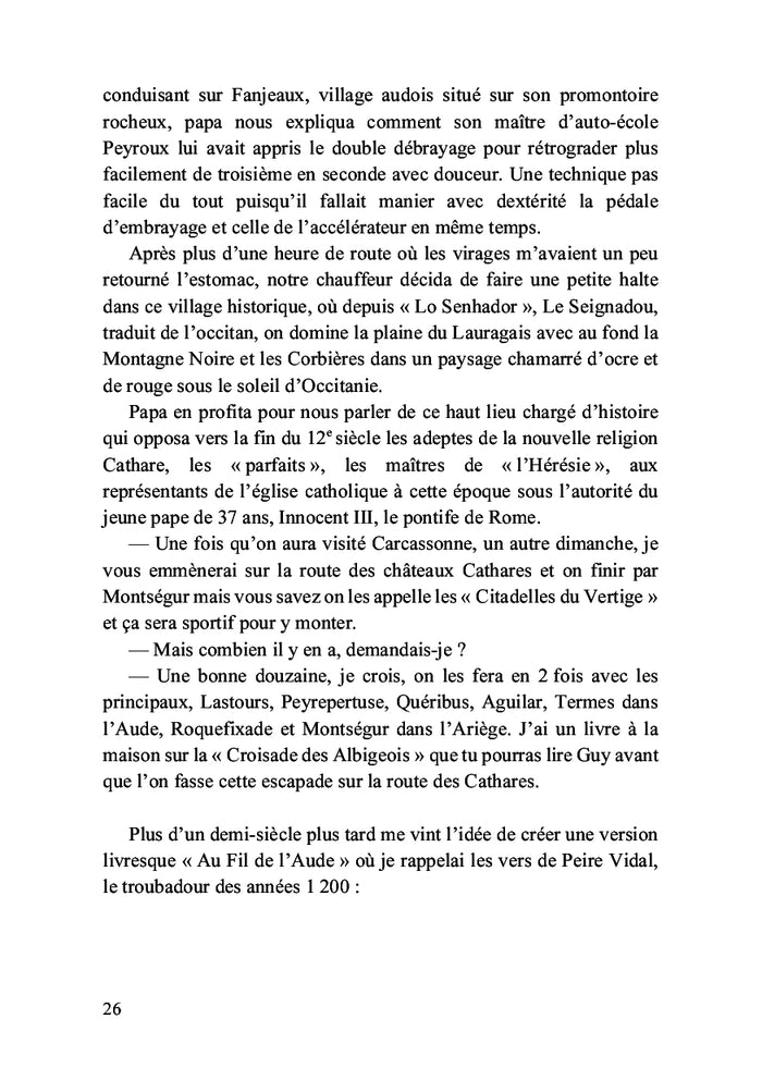 Mon Ariège à coeur ou vers