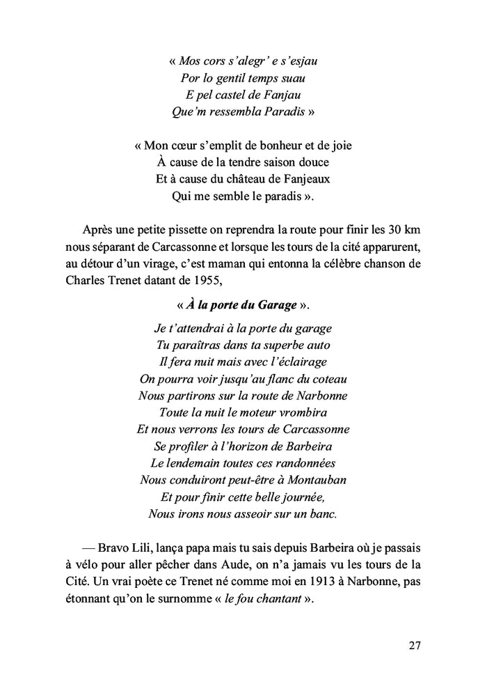 Mon Ariège à coeur ou vers