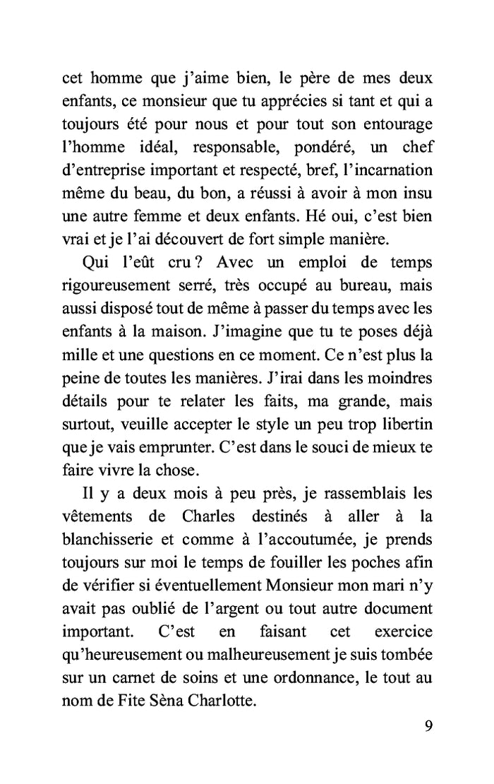 Douleurs d'une femme africaine