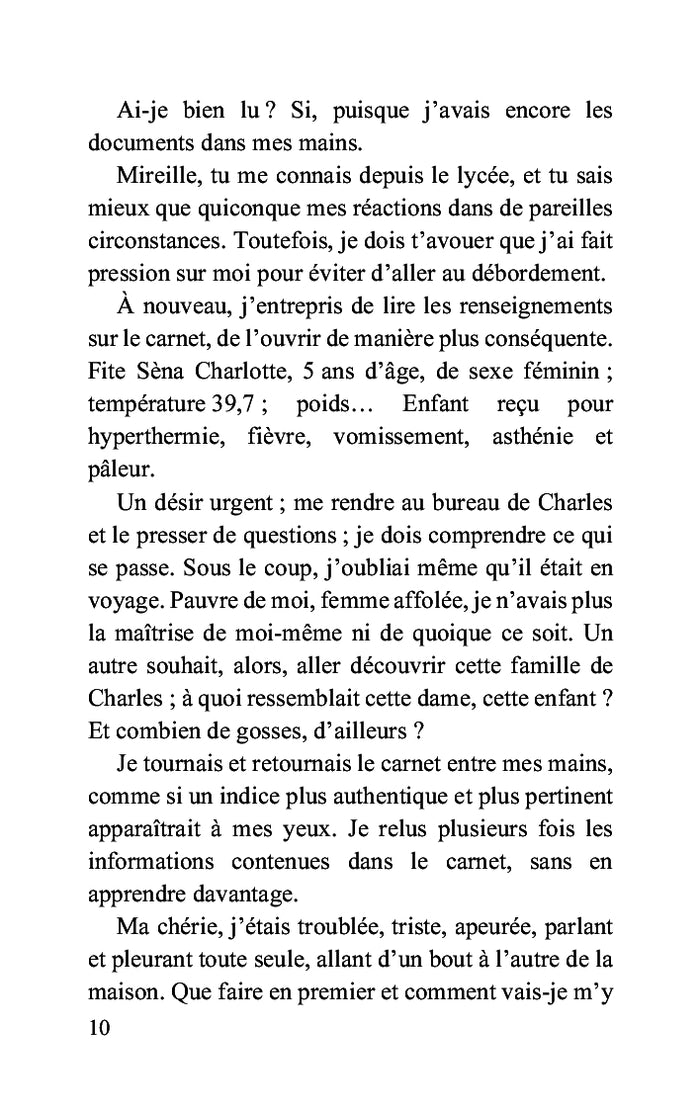 Douleurs d'une femme africaine