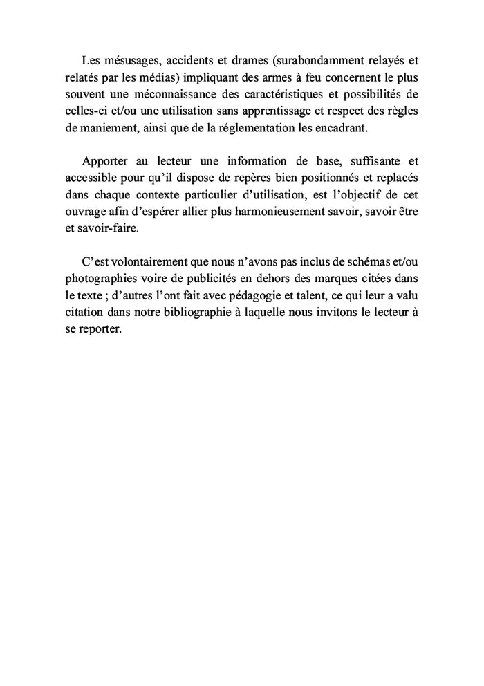 Balistique des armes à feu de poing et d'épaule