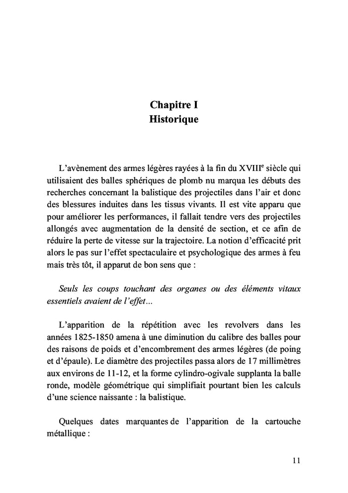 Balistique des armes à feu de poing et d'épaule