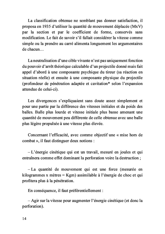 Balistique des armes à feu de poing et d'épaule