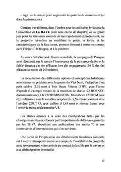 Balistique des armes à feu de poing et d'épaule