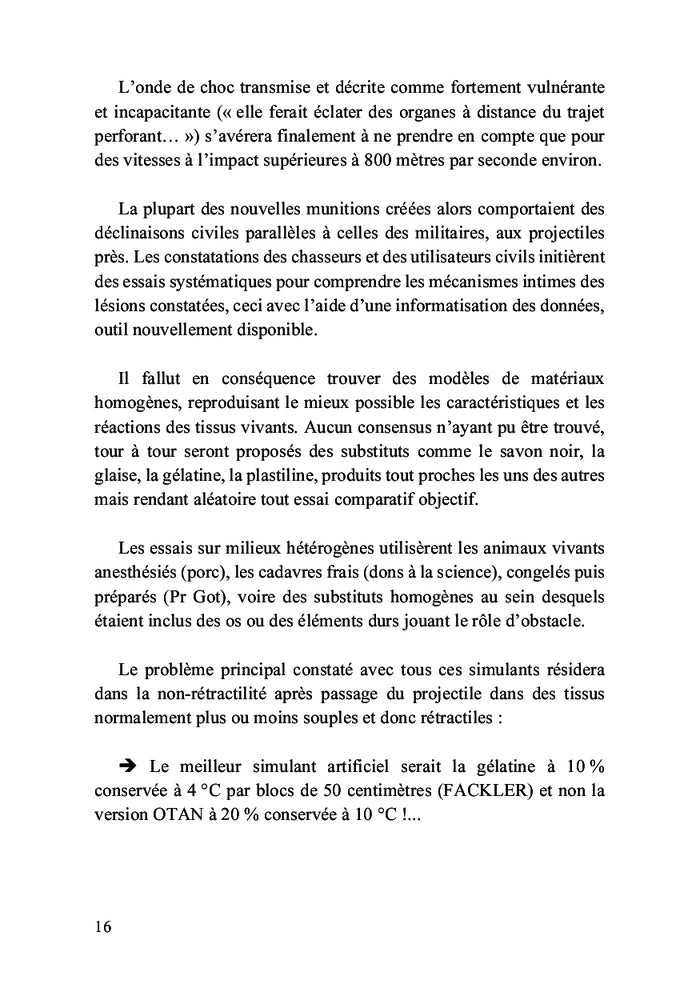 Balistique des armes à feu de poing et d'épaule