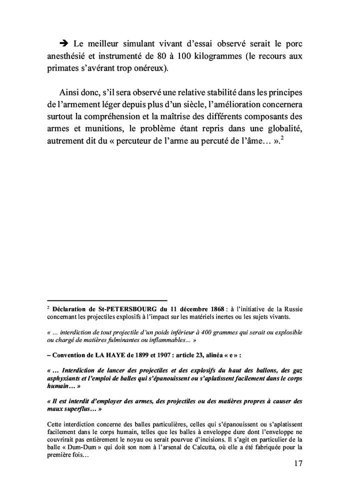 Balistique des armes à feu de poing et d'épaule