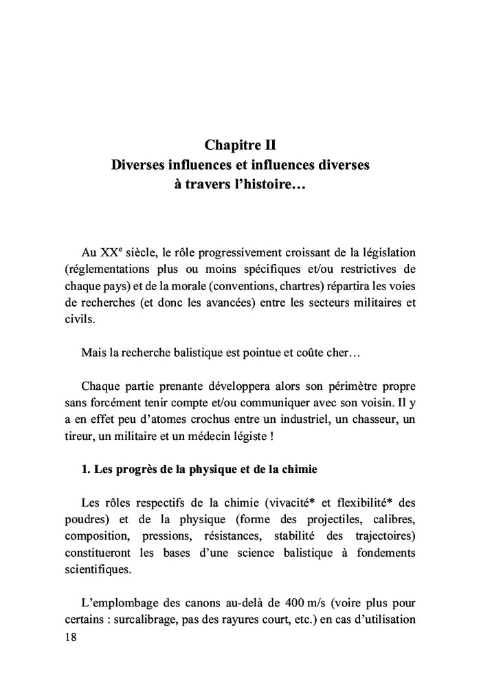 Balistique des armes à feu de poing et d'épaule