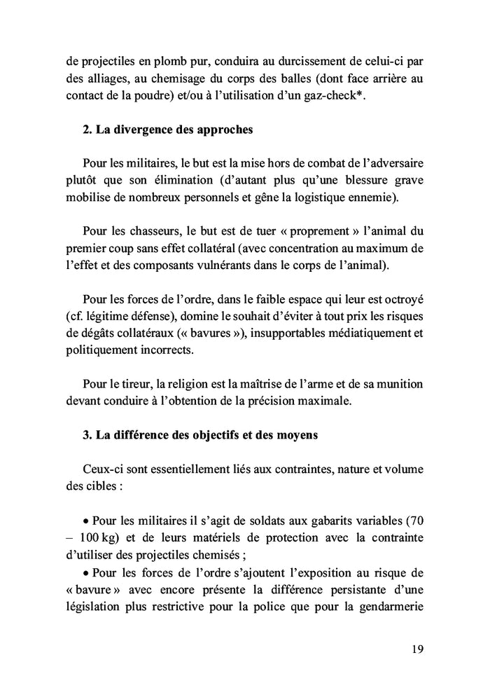 Balistique des armes à feu de poing et d'épaule